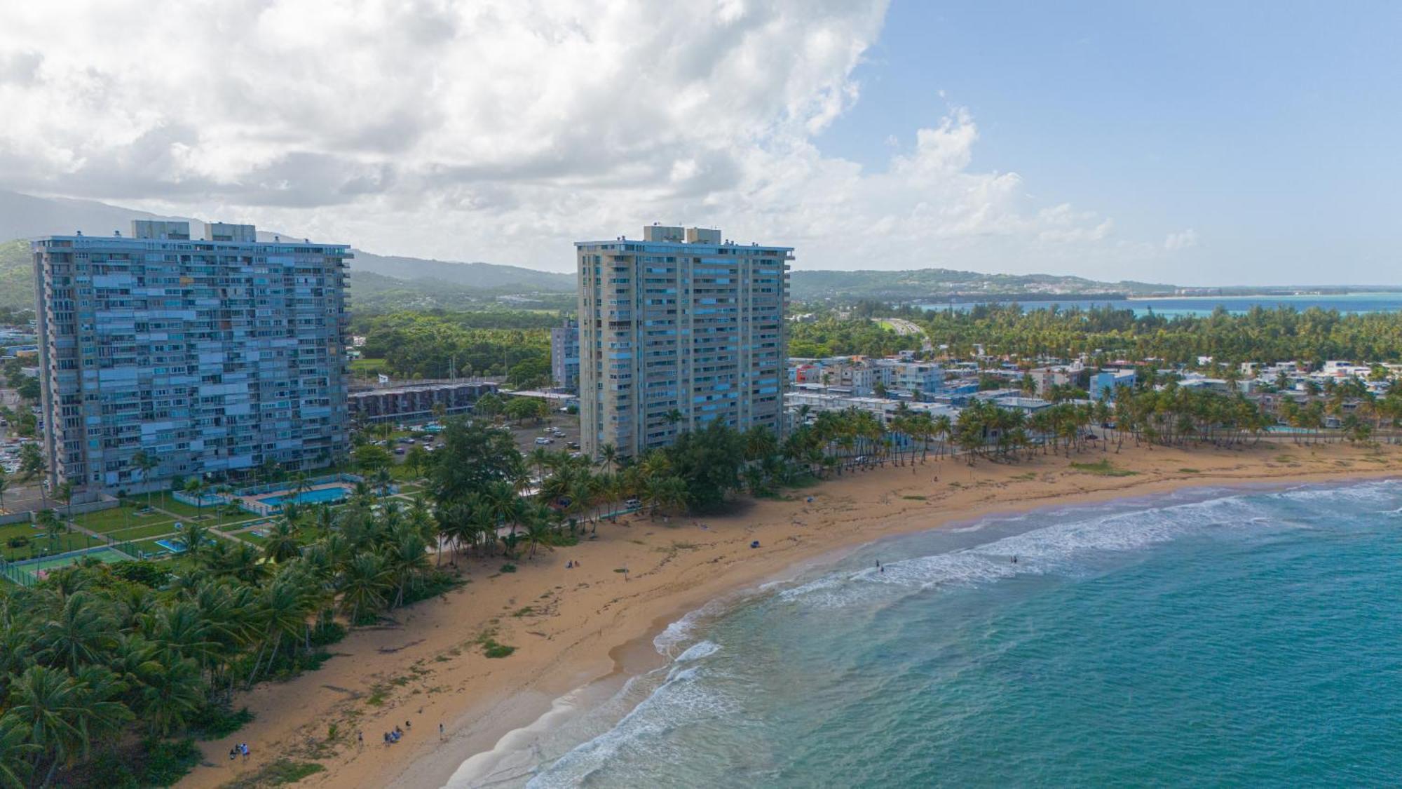 Moana'S Beach Apartment In Luquillo Pr Beach View Bagian luar foto