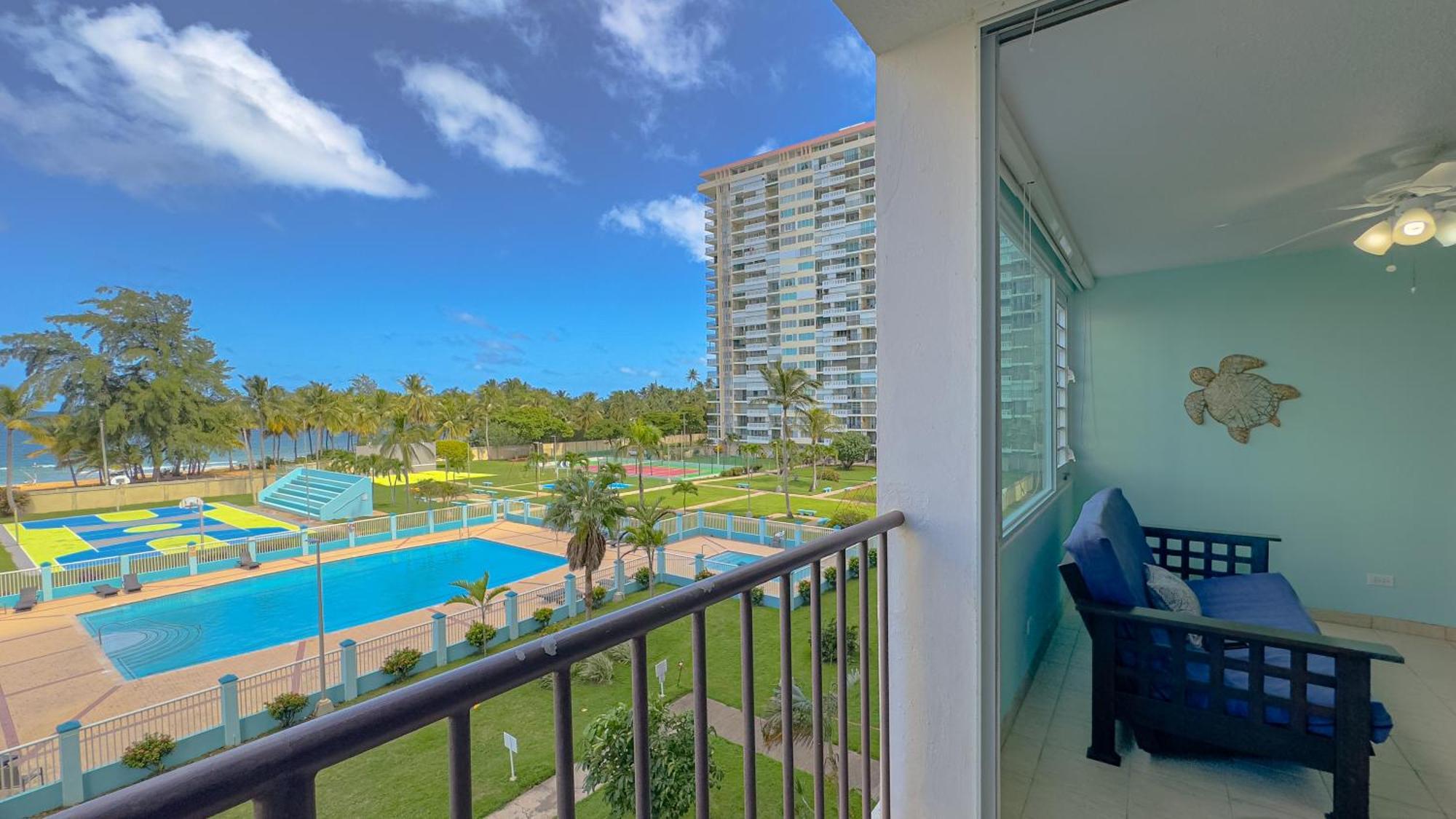 Moana'S Beach Apartment In Luquillo Pr Beach View Bagian luar foto